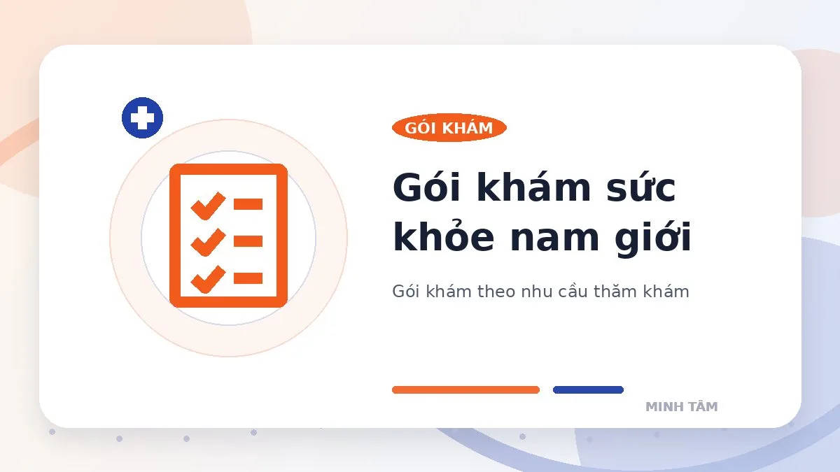 Gói khám sức khỏe nam giới