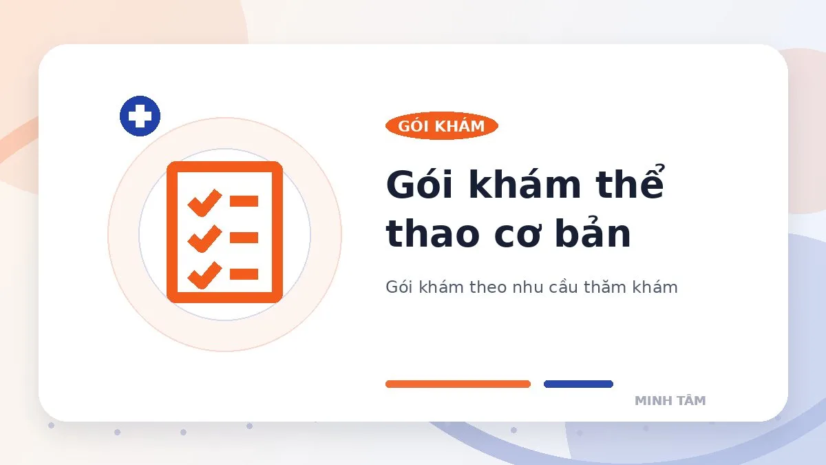 Gói khám thể thao cơ bản