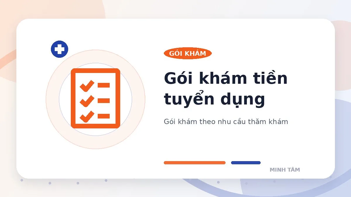 Gói khám tiền tuyển dụng