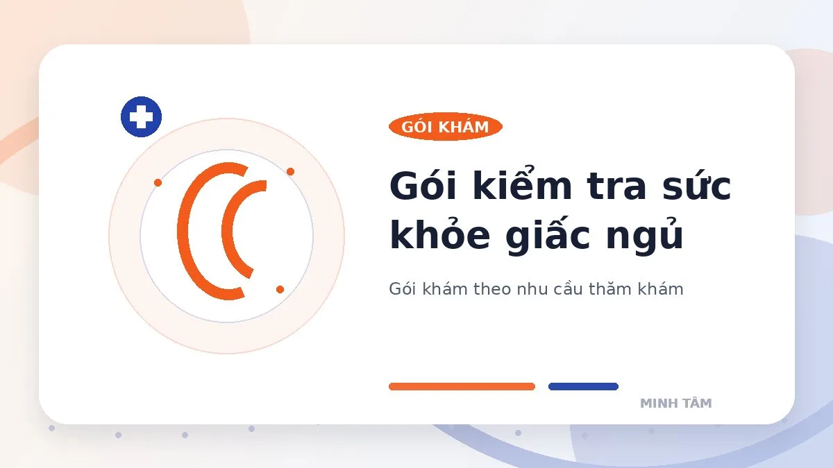 Gói kiểm tra sức khỏe giấc ngủ