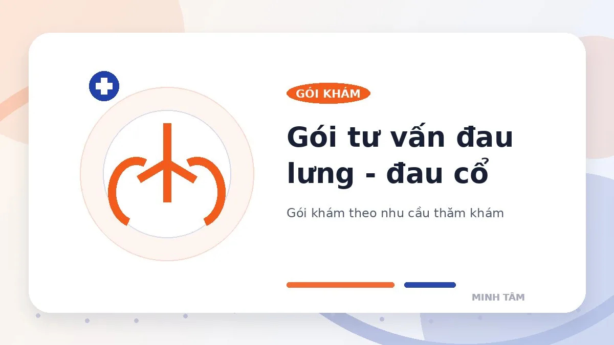 Gói tư vấn đau lưng - đau cổ