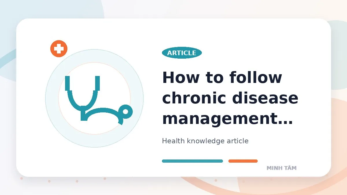 How to follow chronic disease management concerns at home