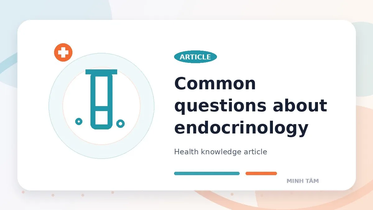 Common questions about endocrinology