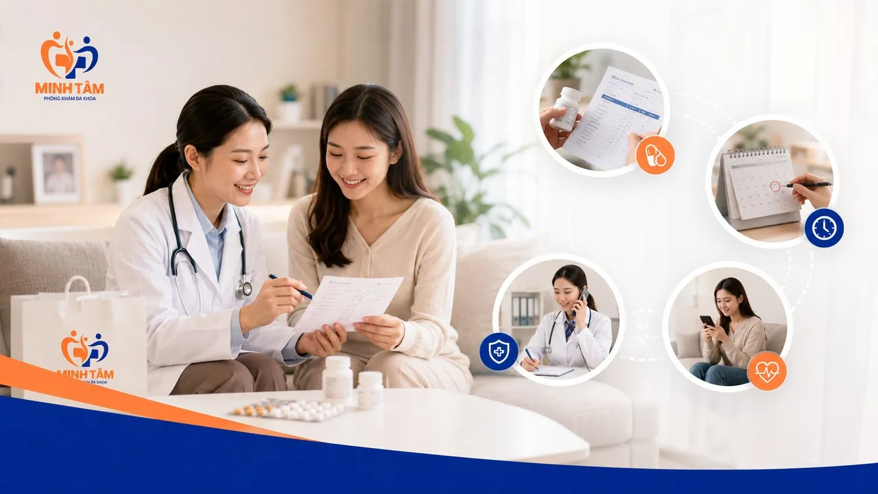 Sau khi khám cần lưu ý điều gì?