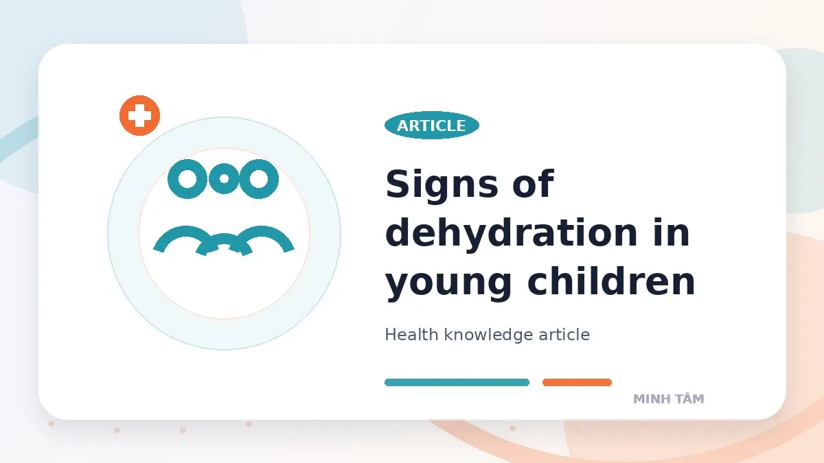 Signs of dehydration in young children
